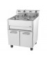 FRITEUSE ELECTRIQUE SUR PIEDS  2 X 10L