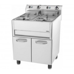 FRITEUSE ELECTRIQUE SUR PIEDS  2 X 10L