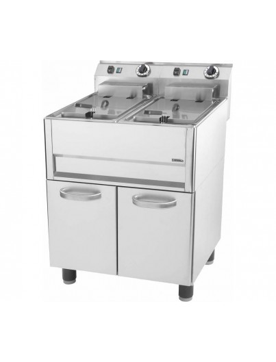 Friteuse induction double bac 2 x 8L