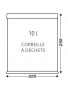 CORBEILLE A PAPIER DOUBLE PAROI