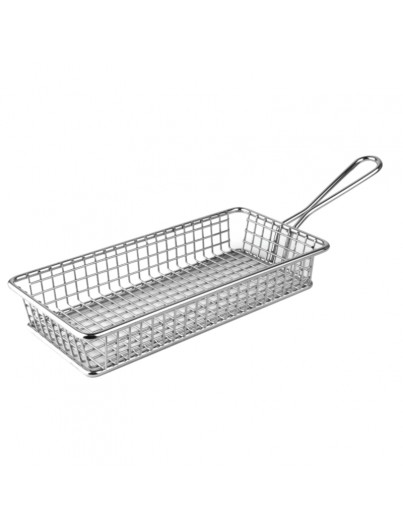 Panier de présentation inox Olympia 450 x 300 x 100mm