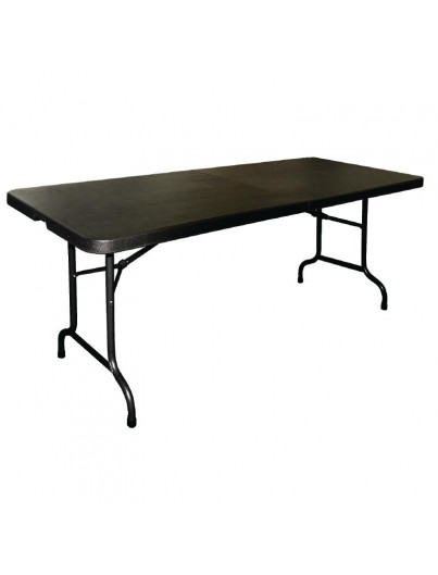 TABLE PLIANTE PAR LE CENTRE NOIRE