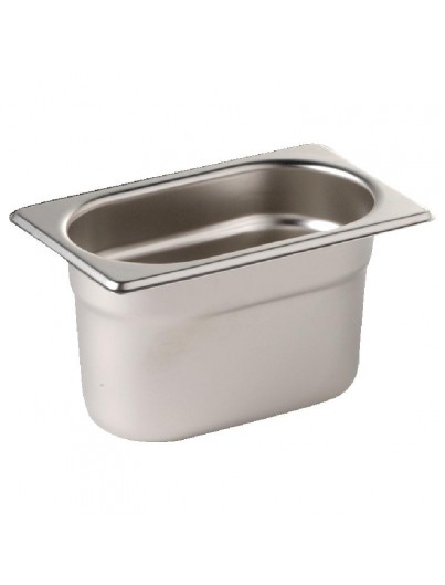 Lot De 3 Bols Inox Avec Couvercles - Récipients Gastronormes Empilables - Pour Cuisson, Rangement, Repas - 17,6 X 16,2 X 10 Cm