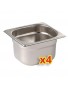SUPPORT INOX POUR BACS GASTRO