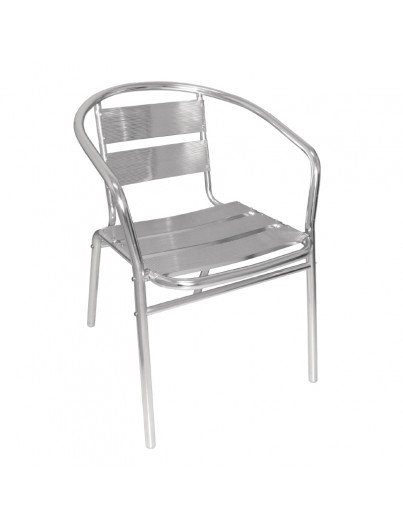 FAUTEUILS ALUMINIUM EMPILABLES