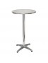 TABLE HAUTE EN ALUMINIUM