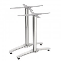 PIED DE TABLE DOUBLE EN ALUMINIUM