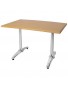 PIED DE TABLE DOUBLE EN ALUMINIUM