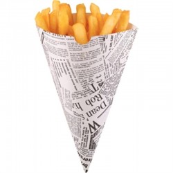 CORNET A FRITES EN PAPIER les 1000