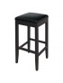TABOURET HAUT EN SIMILI CUIR lot de 2
