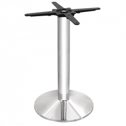 PIED DE TABLE CHROME