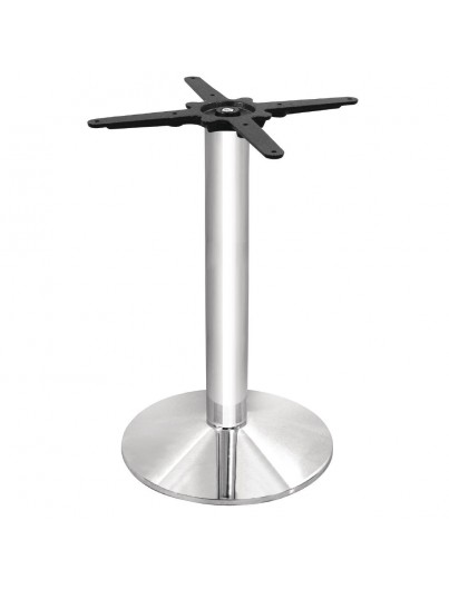 PIED DE TABLE CHROME