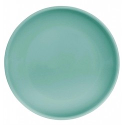 ASSIETTE PLATE VERT D'EAU les 12