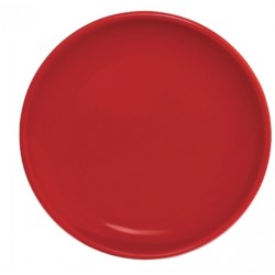 ASSIETTE PLATE ROUGE les 12