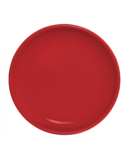 ASSIETTE PLATE ROUGE les 12