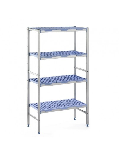 RAYONNAGE MODULAIRE 4 niveaux Tournus  175cm de hauteur 400cm PROFONDEUR