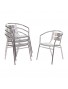 FAUTEUILS ALUMINIUM EMPILABLES