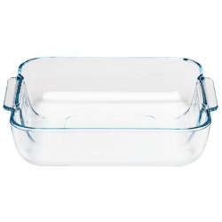 PLAT CARRE EN VERRE PYREX  210x210mm