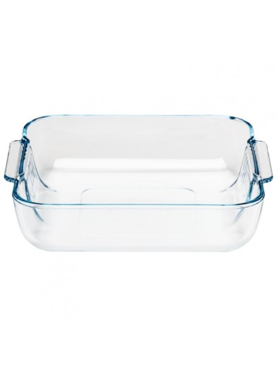 PLAT CARRE EN VERRE PYREX  210x210mm