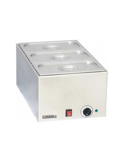 BAIN - MARIE AVEC 3 X GN1/3