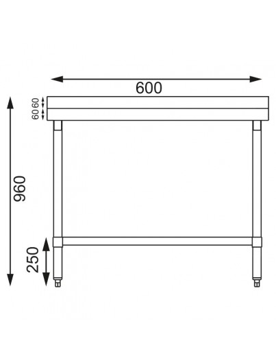 TABLES EN ACIER INOXYDABLE