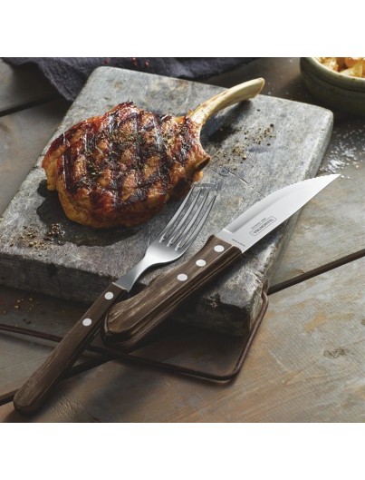 COUTEAU A STEAK  JUMBO  TRAMONTINA LOT DE 4