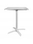 TABLE A PLATEAU BASCULANT EN ACIER INOX 60cm