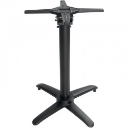 PIED DE TABLE BASCULANT EN ALUMINIUM NOIR BOLERO