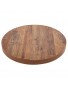 PLATEAU DE TABLE ROND BOLERO 60 CM EFFET BOIS VIEILLI