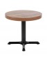 PLATEAU DE TABLE ROND BOLERO 60 CM EFFET BOIS VIEILLI