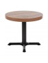 PLATEAU DE TABLE ROND BOLERO 60 CM EFFET BOIS VIEILLI