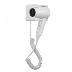 GLOW Sèche cheveux mural blanc